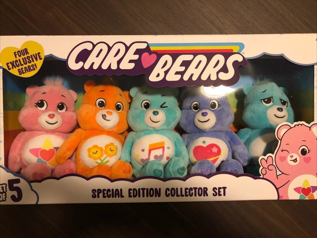 Care Bears Special Edition Collectors Set 5 Pack Exclusive Plush New Sealed 2022