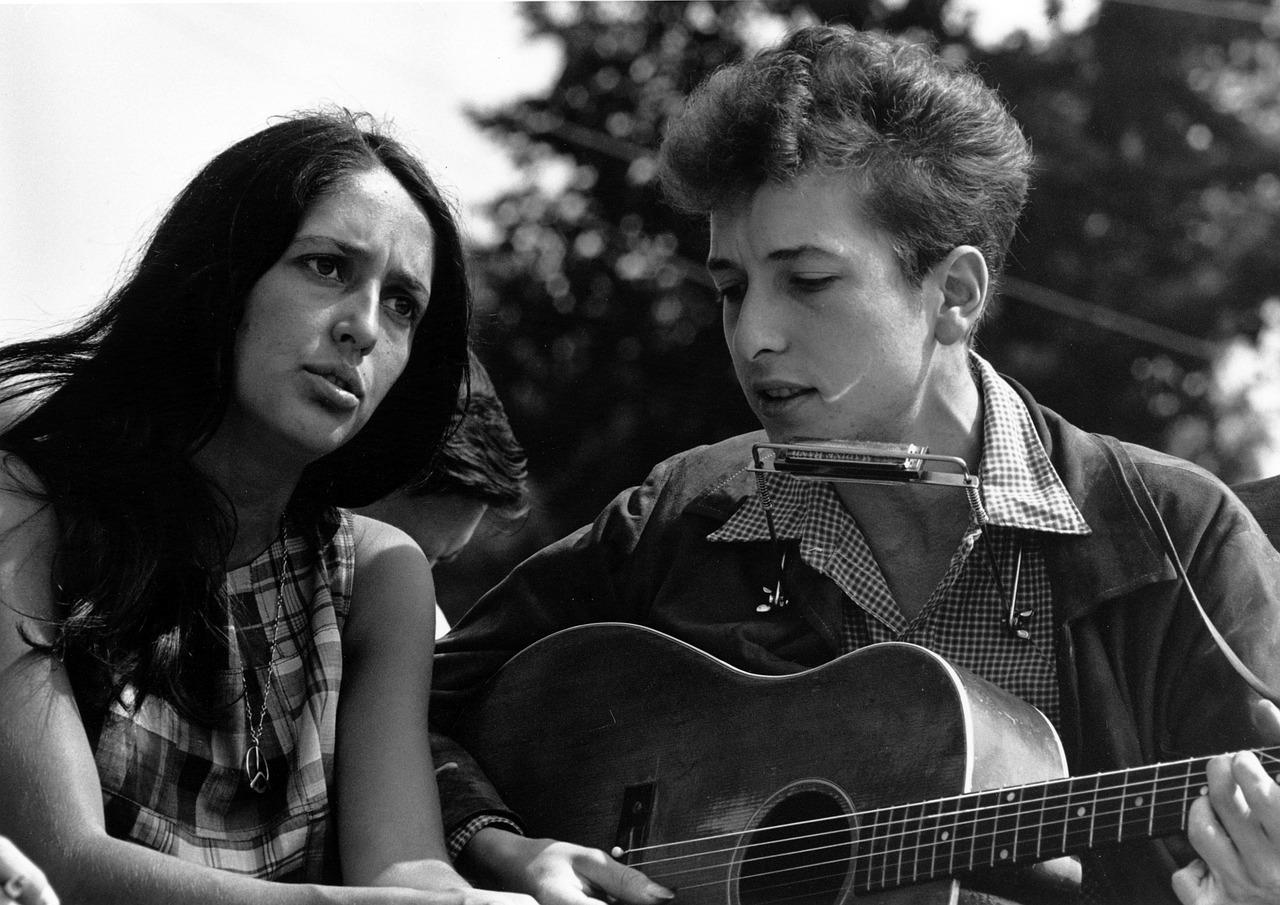 bob dylan, musician, joan baez, singer, 1960s, composer, black-and-white, bob dylan, bob dylan, bob dylan, bob dylan, bob dylan, 1960s