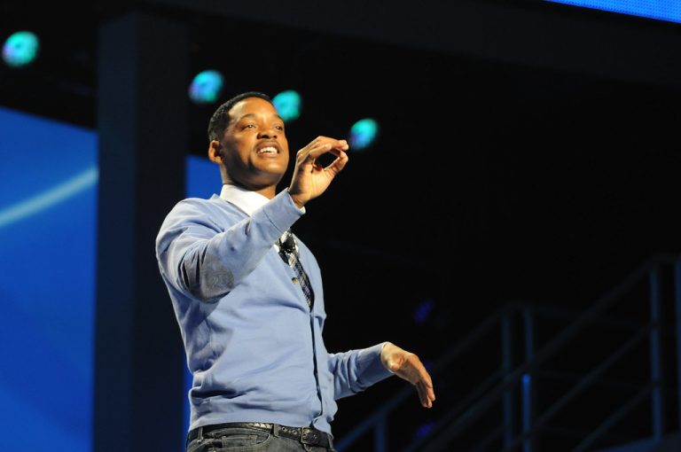 Will Smith, who starred as fighter pilot Steven Hiller in Independence Day, at a public appearance