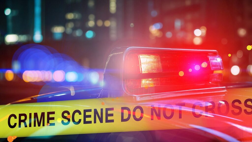 ai generated, crime scene, investigation, crime, blue light, police, bokeh, criminal case, police officers, profession