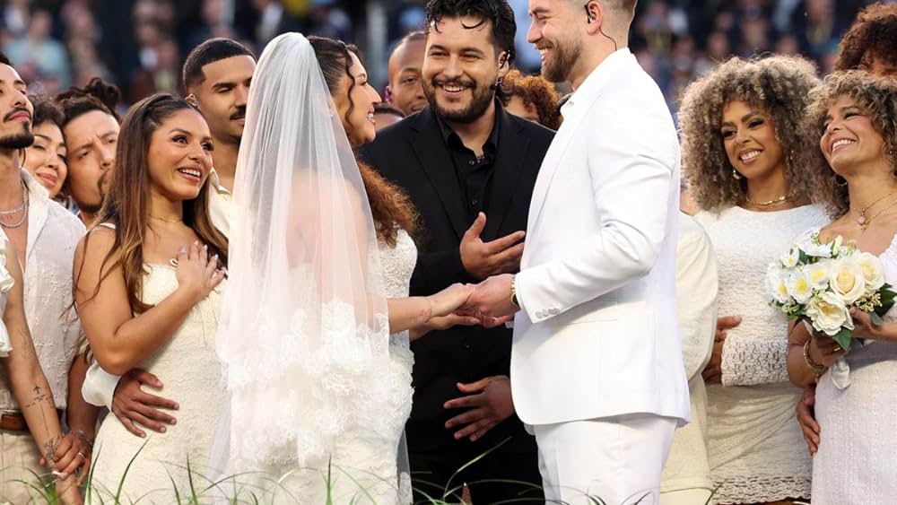 Bad Bunny Pauses Halftime Show to Celebrate Couple’s On-Field Wedding