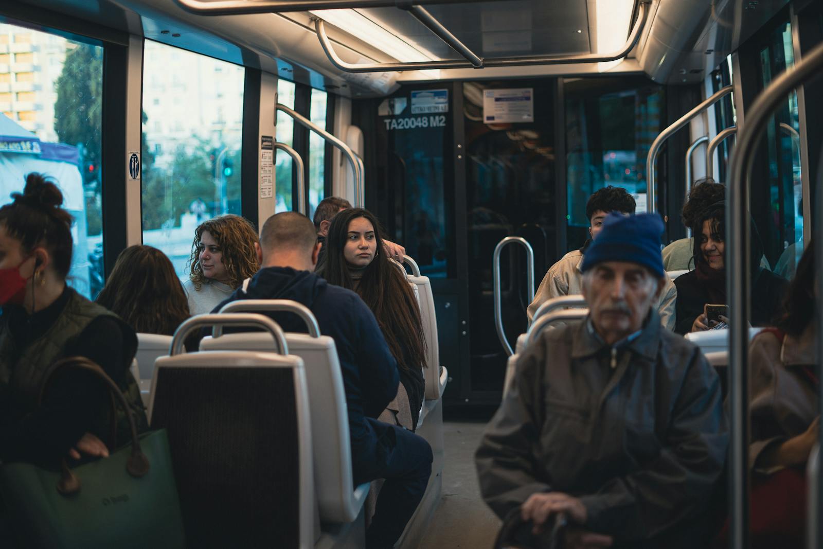 Frustrated Passenger Walked Downstairs to Tell a Woman Screaming at the Bus Driver That “People Have Places to Be” — The Karen’s Five-Word Response Stopped the Whole Bus