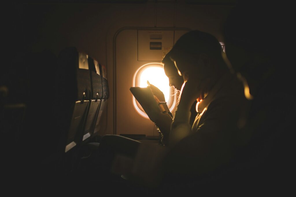 a person holding a book