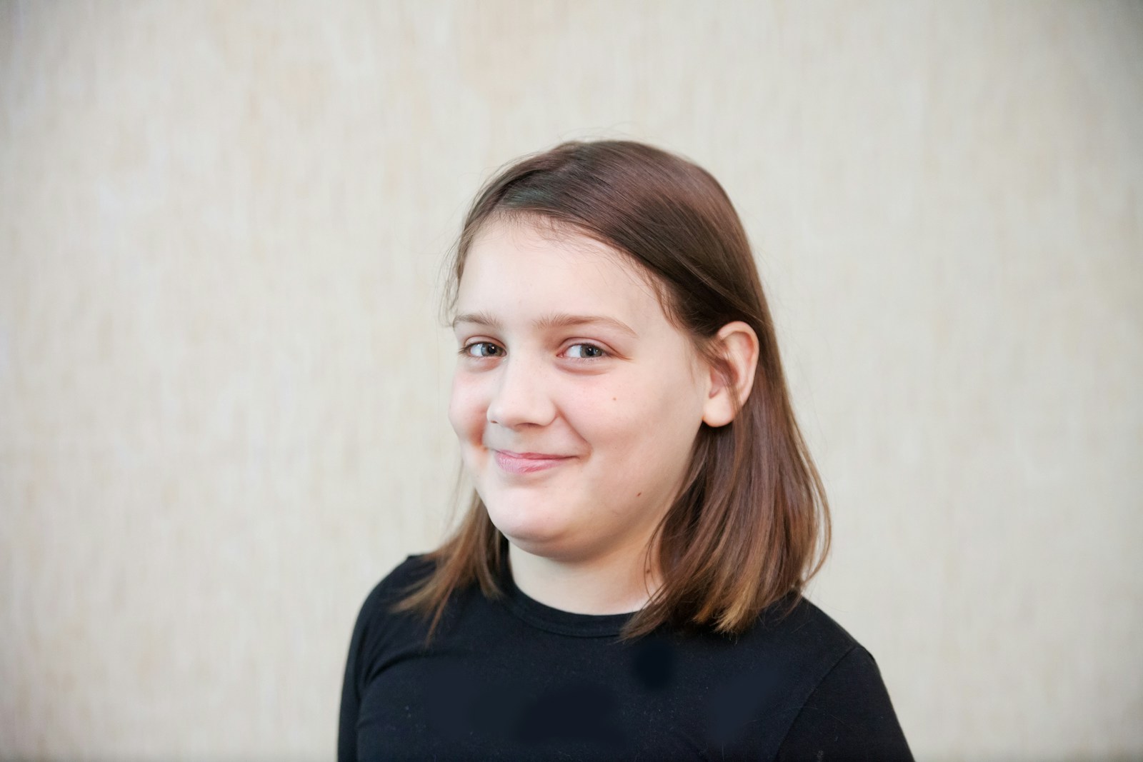 a woman smiling for the camera
