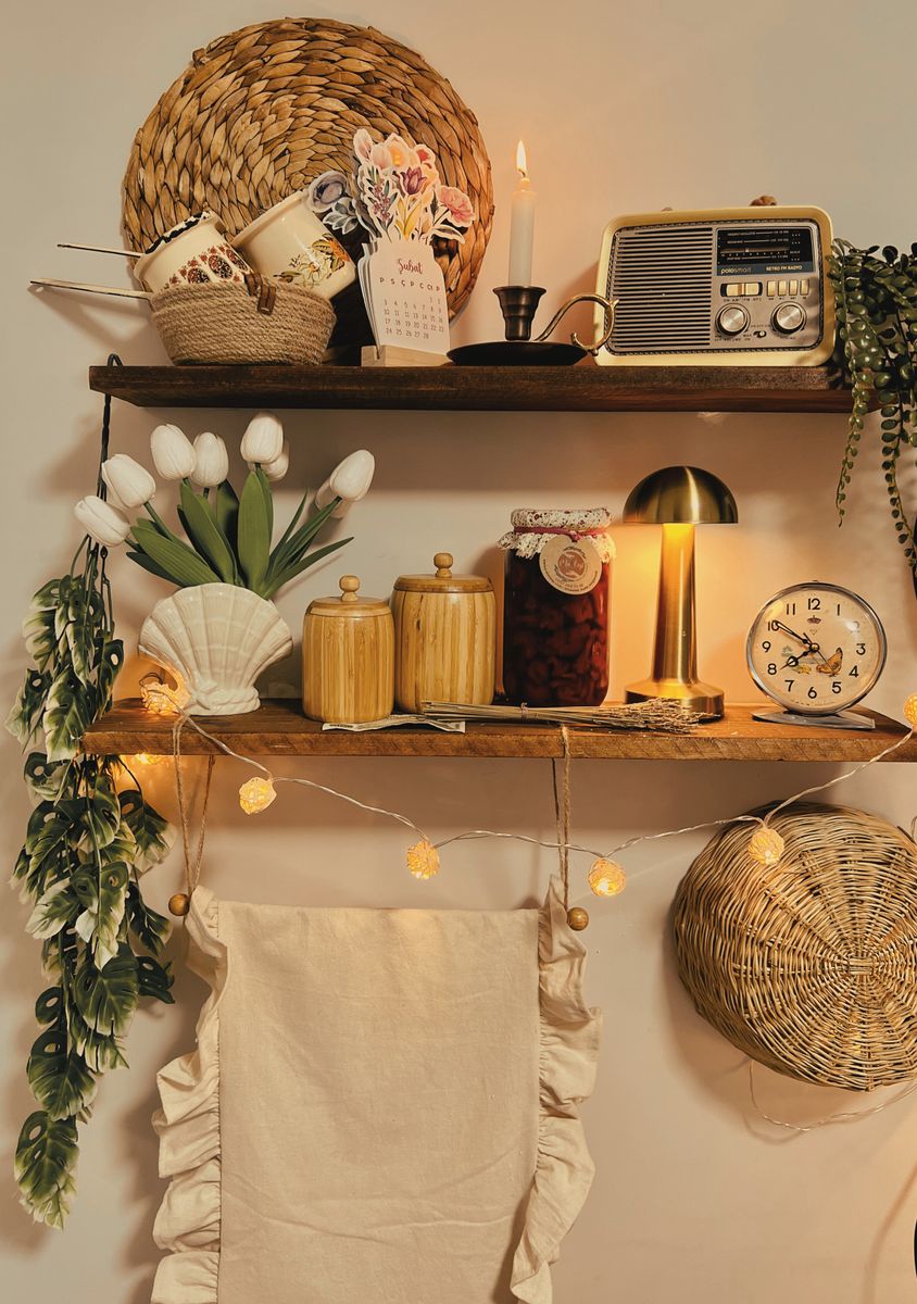 Woman Reimagines Thrifted Vintage Shelves as Unexpected Home Features, Including a Romantic DIY Bed Canopy