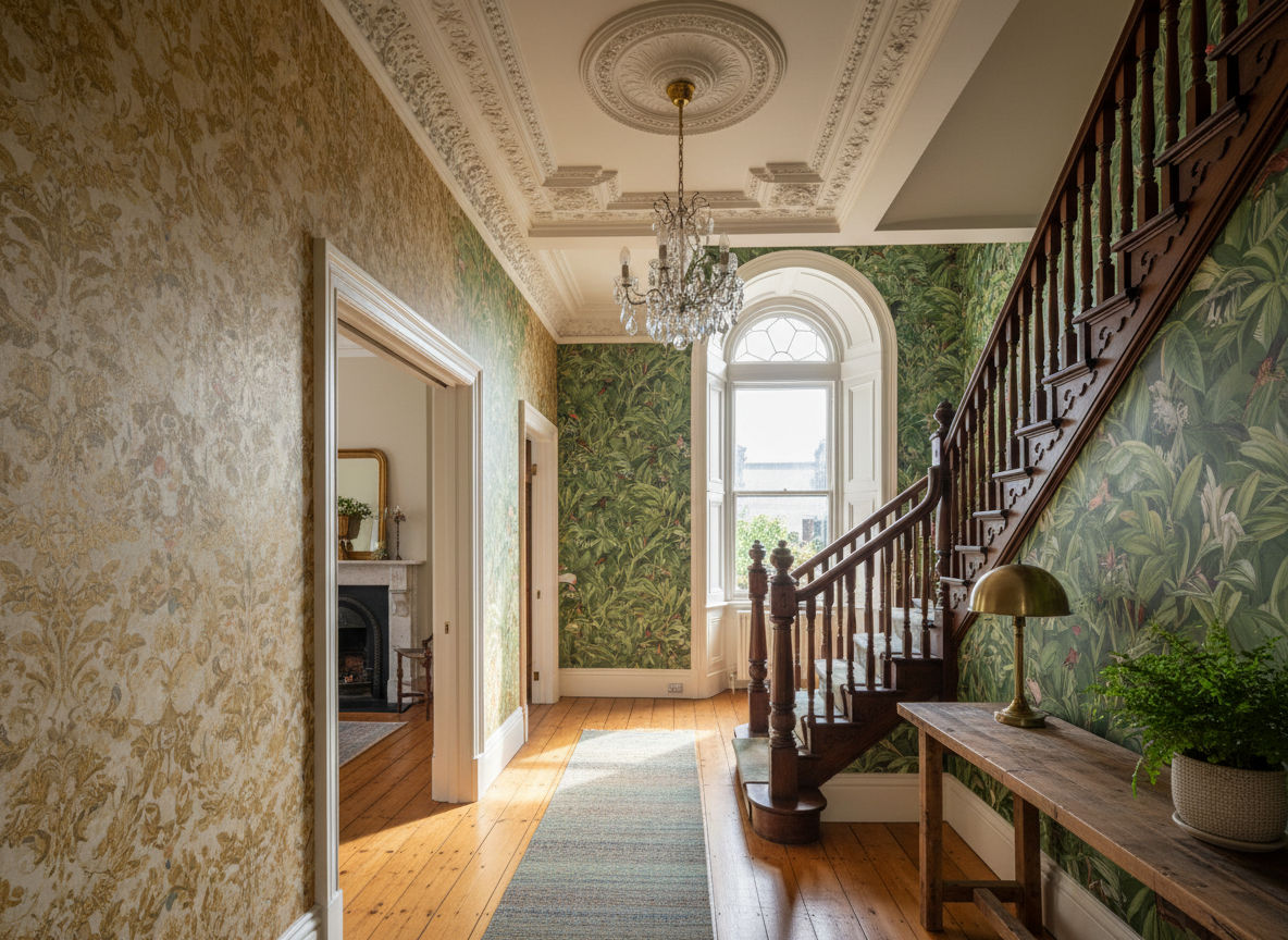Someone Asked Why a Woman Would Buy an 1890 Victorian House and Then Remove Its Original Character. Her Own Wallpaper Project Answered That Question