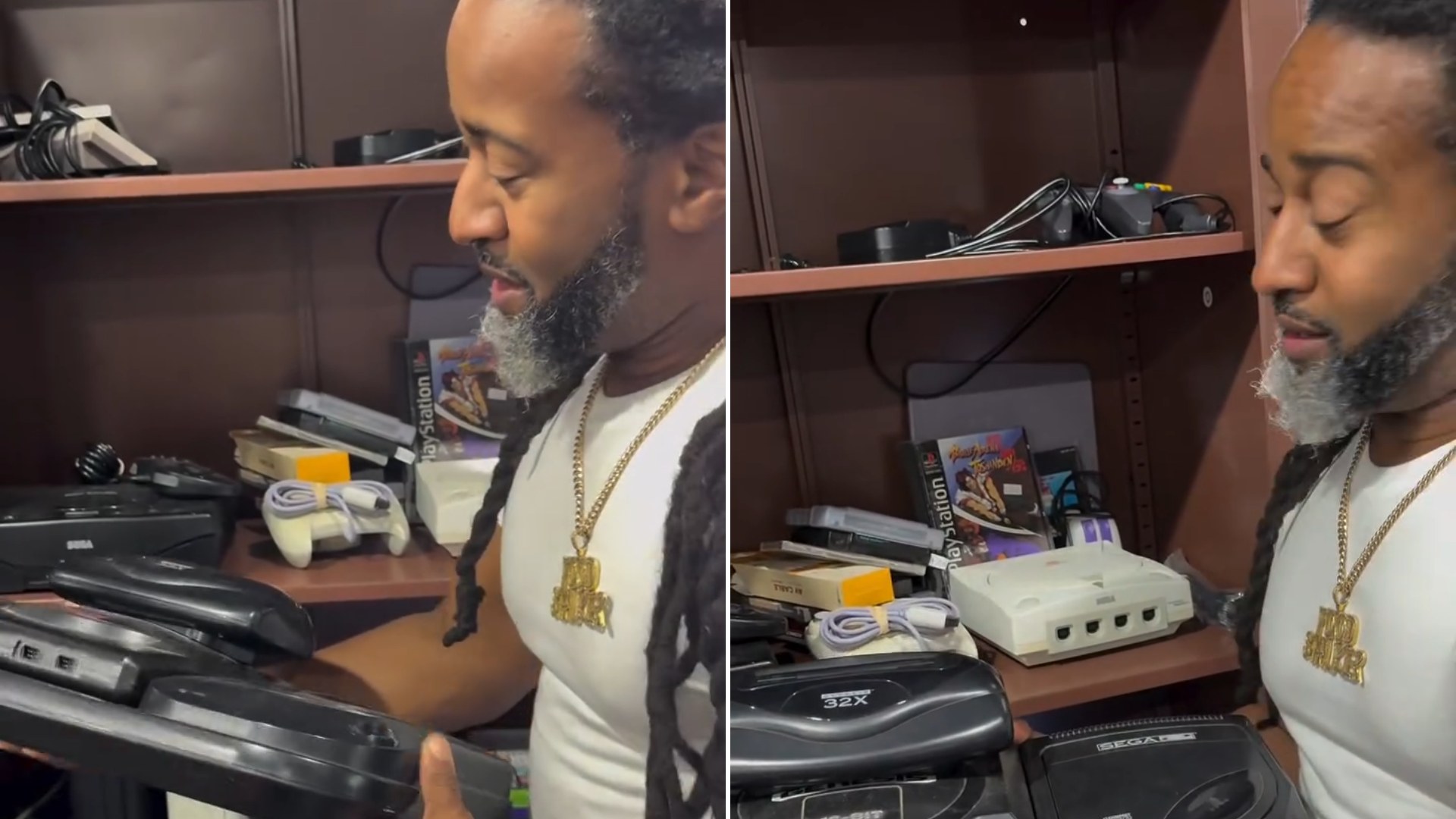 Retro gaming collector shows off his Sega console lineup