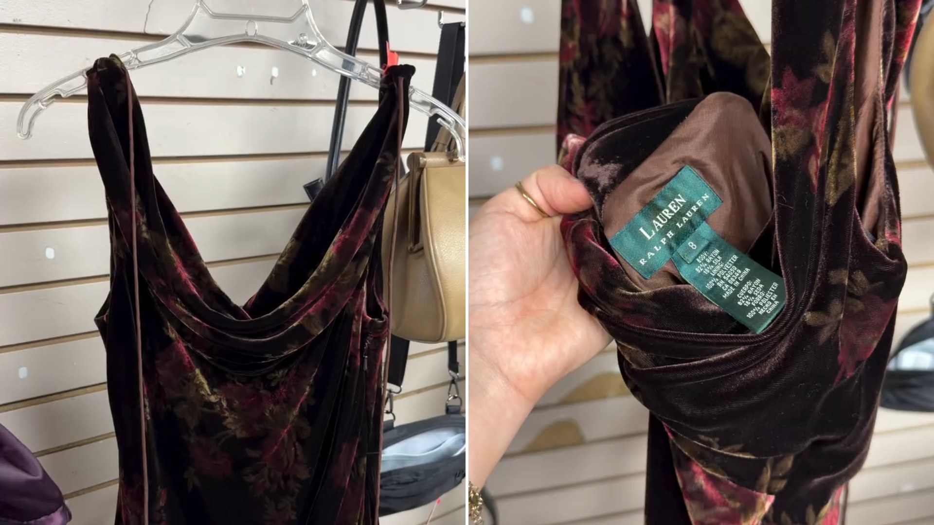 Thrift Shopper Found a Genuine Nineties Velvet Ralph Lauren Dress Buried on a Crowded Rack, and the Discovery Is Fueling the Exact Decade Authentic Trend Fashion Resellers Keep Talking About