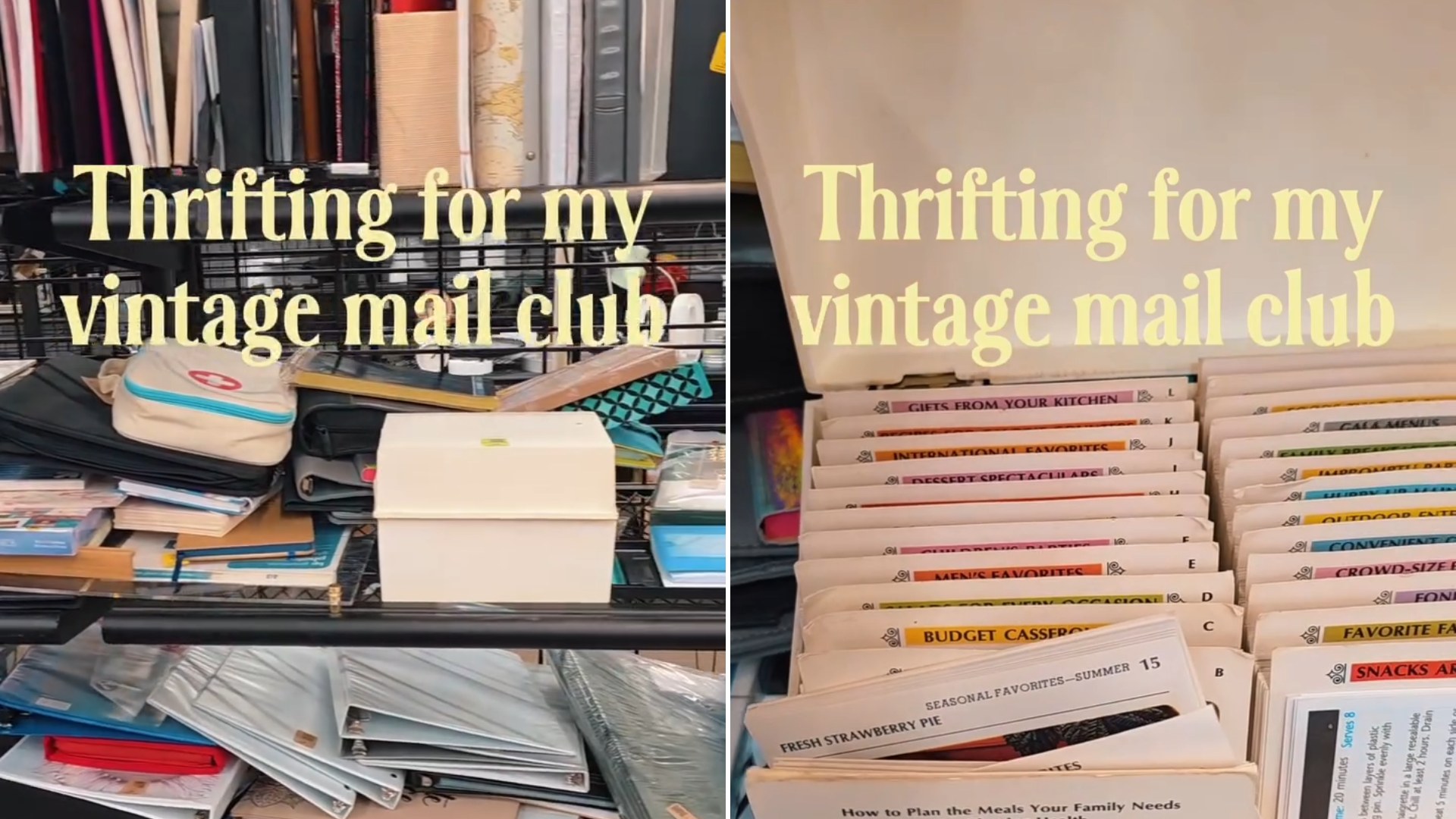 Thrifter Found a Complete 1970s Recipe Card Box for Just Four Dollars, Well Below the Usual Going Rate, and Vintage Ephemera Collectors Say She Basically Stole It
