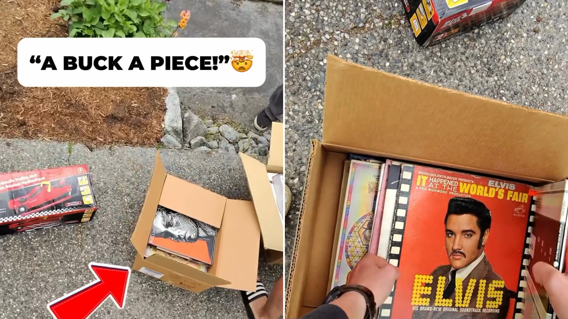 Garage Sale Seller Priced an Entire Box of Vinyl Records at a Buck a Piece, Not Realizing Several of Them Resell Online for Ten Times That, and the Reseller Who Found Them Is Not Complaining