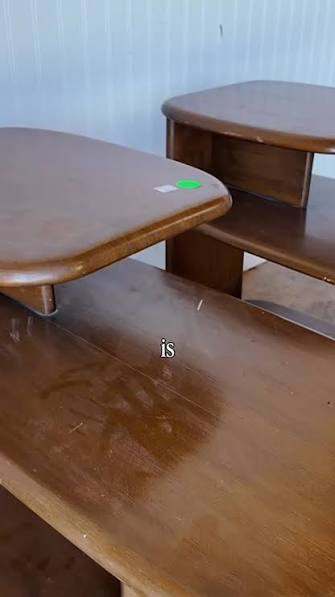 Furniture Restorer Finds Vintage Heywood-Wakefield “Surfboard” Tables for a Steal, Then Brings the Midcentury Pieces Back to Life