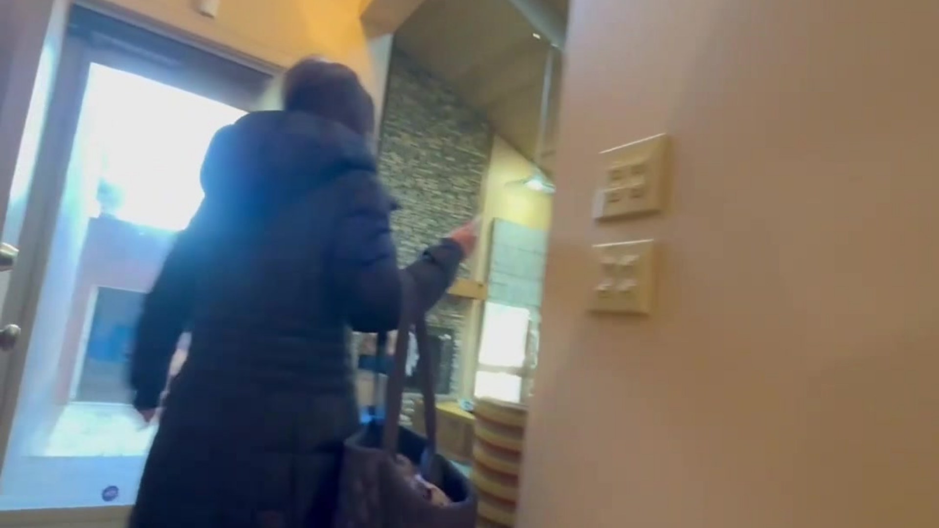 Shopper walking through a high-end estate sale, from the creator's own TikTok video