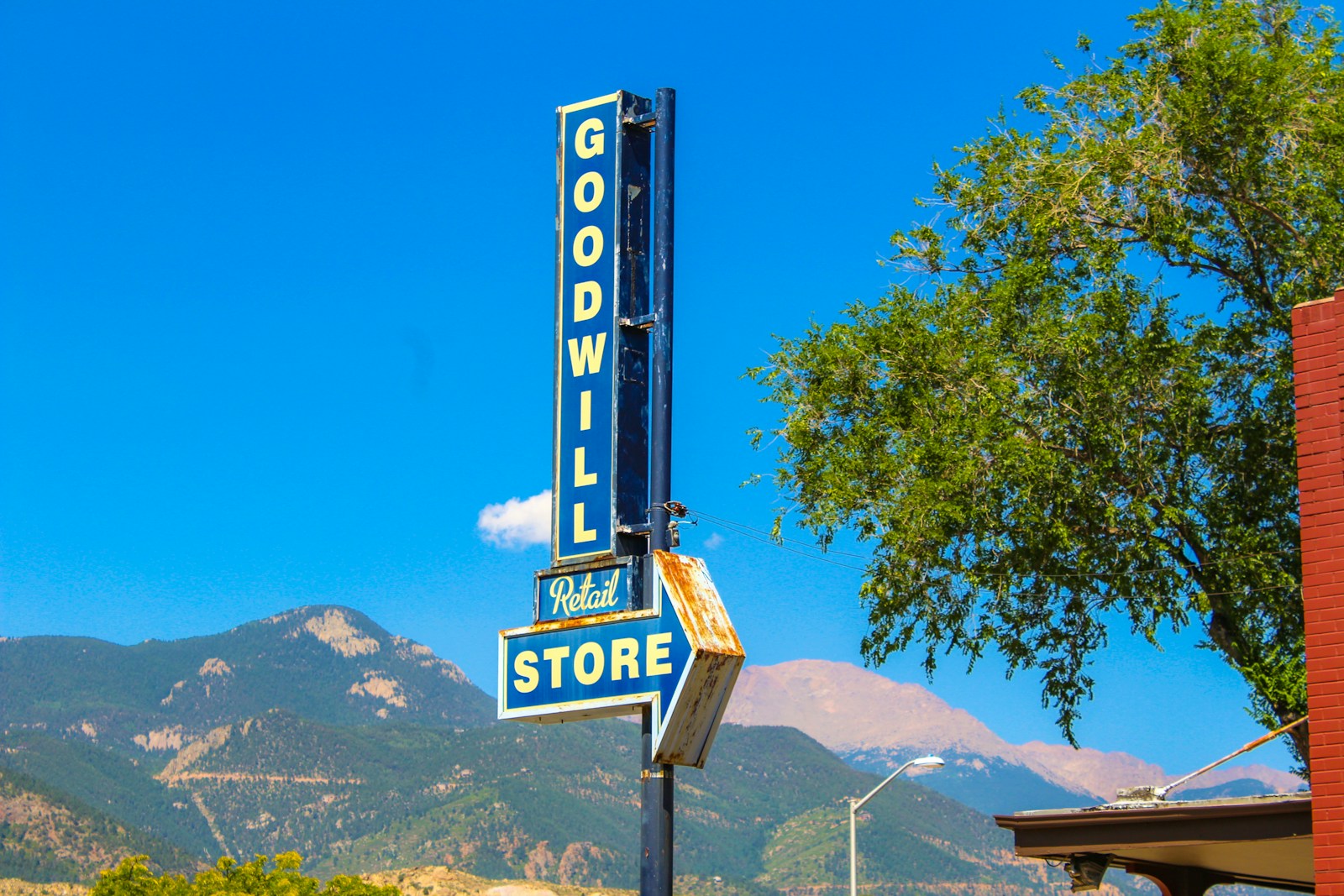 Goodwill Store sign