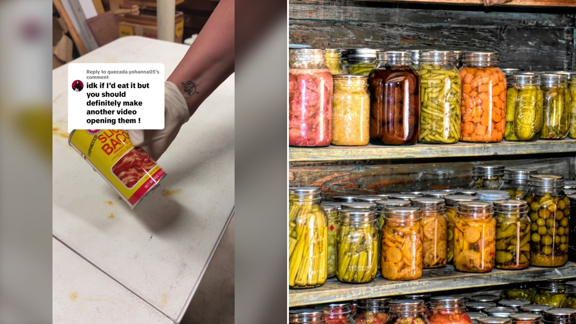 Estate Sale Company Cracked Open a Can of Sliced Bacon From 1995 and Said the Smell Inside Reminded Them of Dog Food