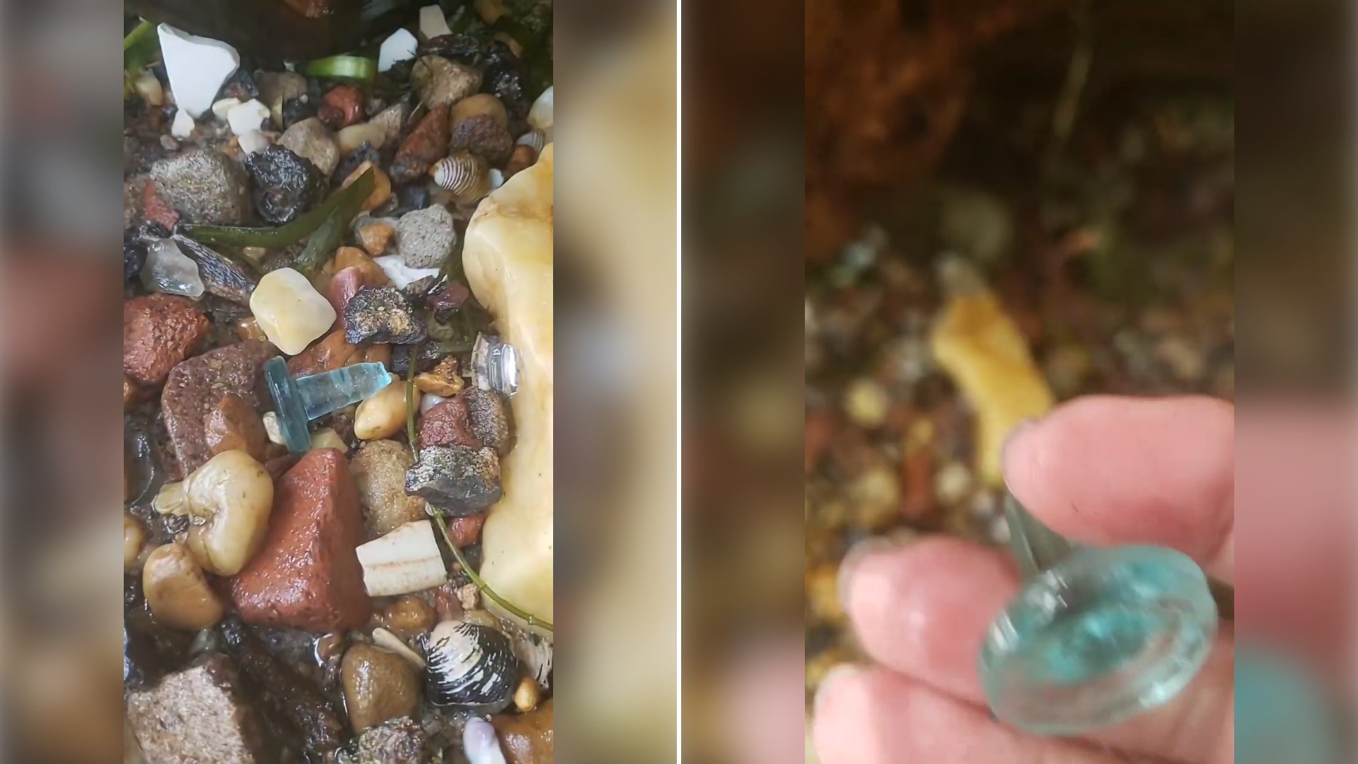 Two stills from an Instagram reel by @jennyjenx2.