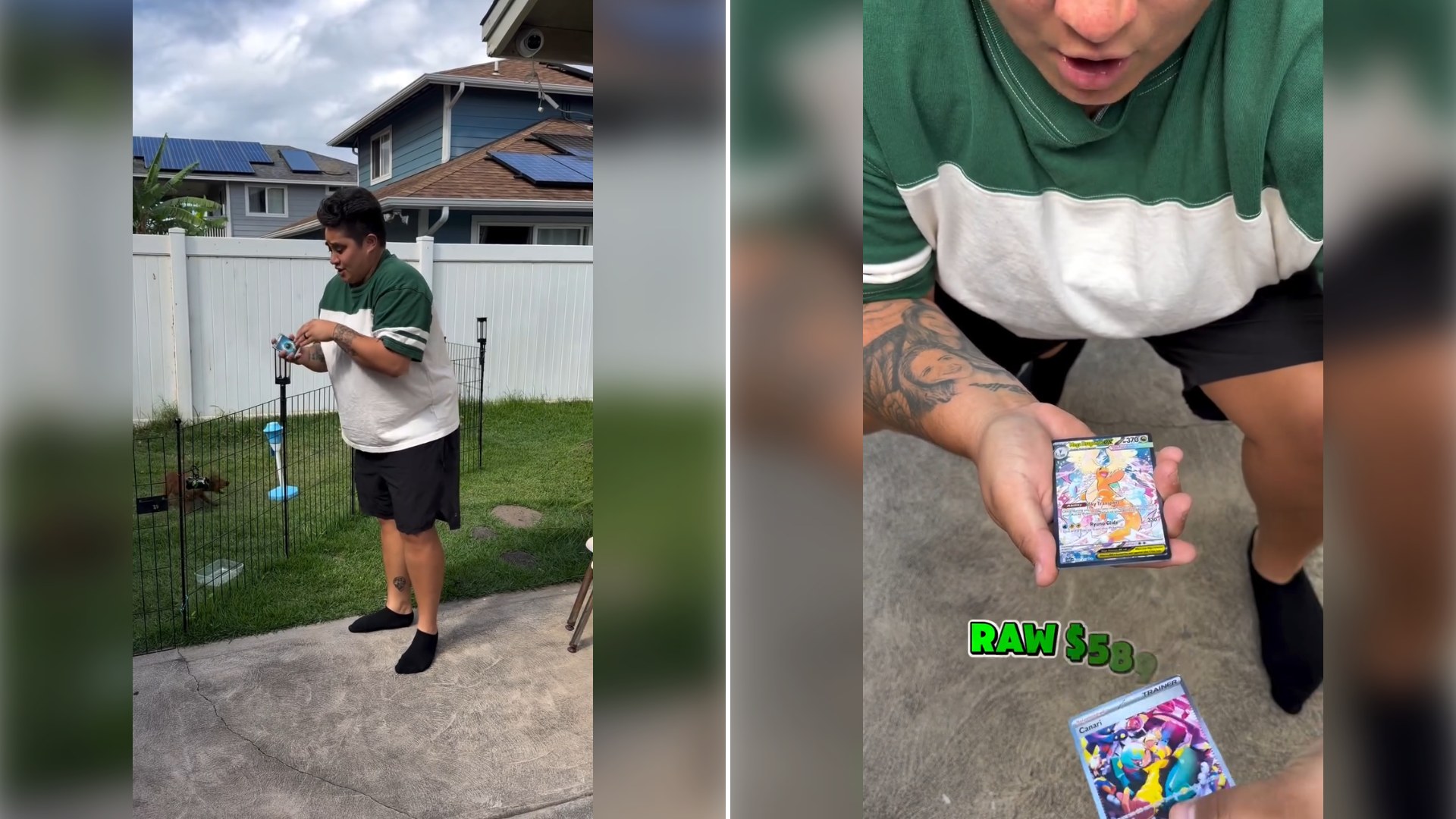 Two stills from an Instagram reel by @kawenacabrera.