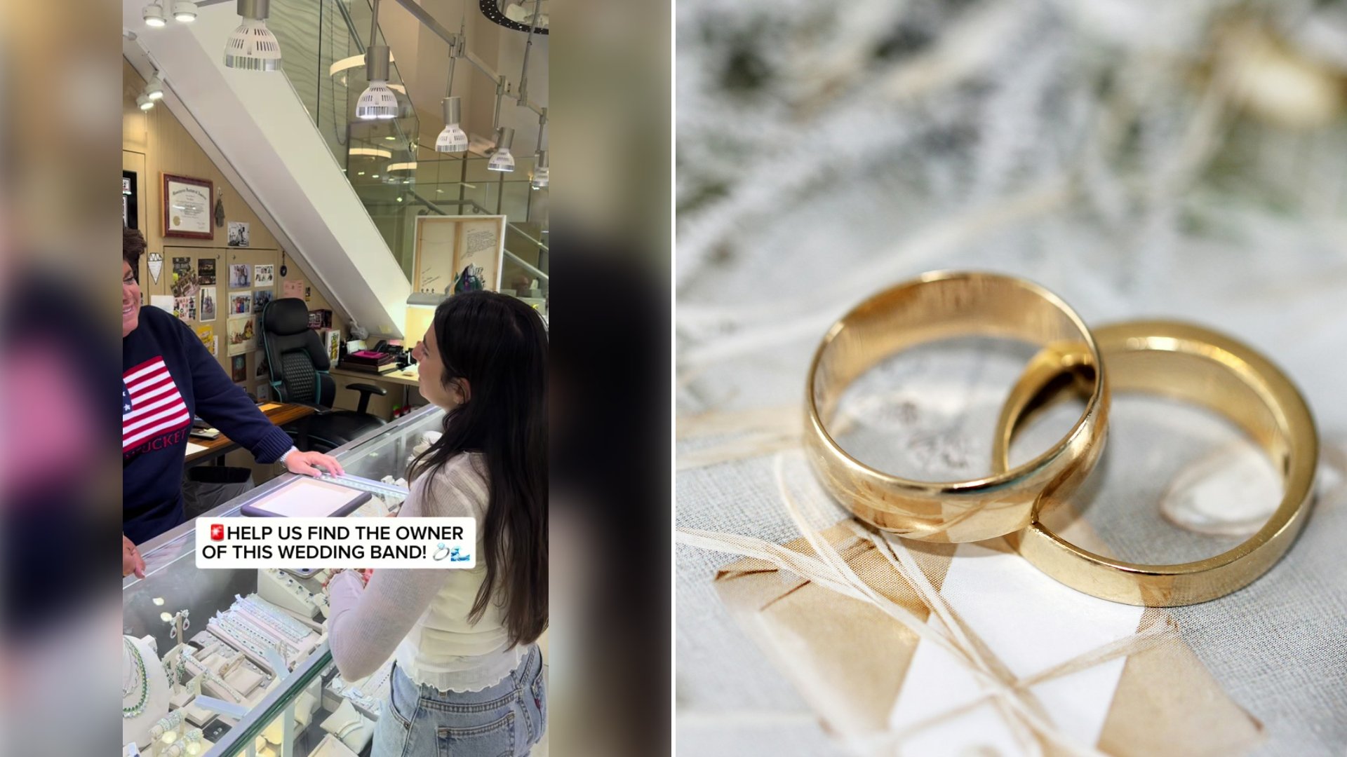 Jeweler Reads the Engraving Inside an 18 Karat Wedding Band a Snorkeler Says She Found in the Adriatic Off a Puglia Beach Club and Vows to Return It to Whoever Knows the Full 2017 Date