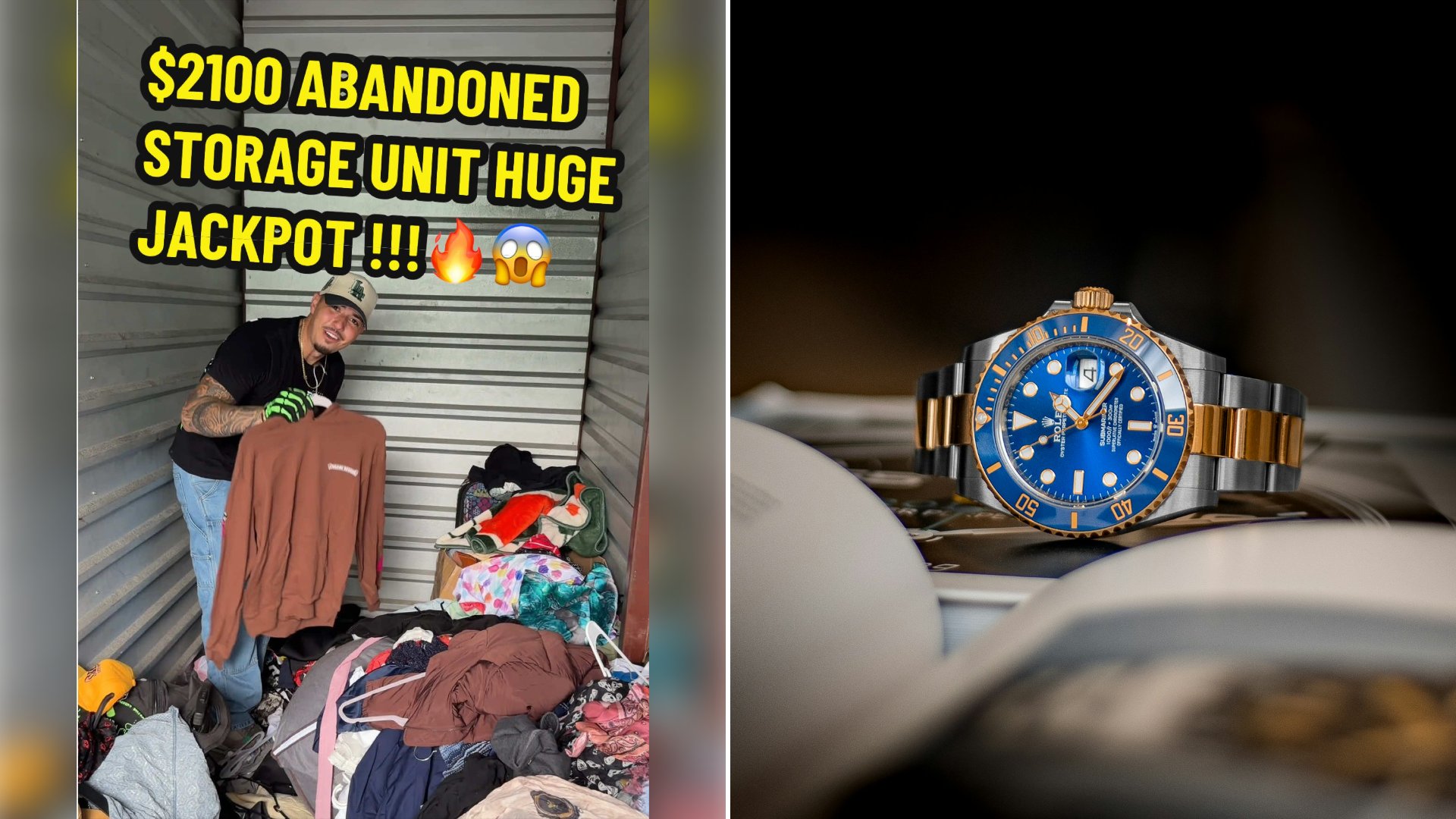 Reseller Says He Paid $2,100 for an Abandoned Storage Unit, Opened a Duffel Bag to Find an Audemars Piguet Box With No Watch, Then Pulled Out Dior, Balenciaga and Chrome Hearts