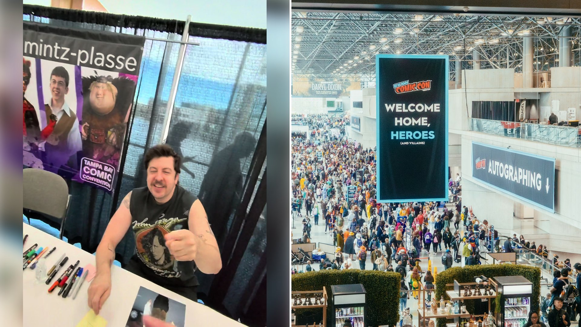 Couple Reminds the Superbad Star at Tampa Bay Comic Con of the Siblings or Married Joke He Made at Their Last Meeting, and He Says He Never Saw Their Clip of It That Took Off