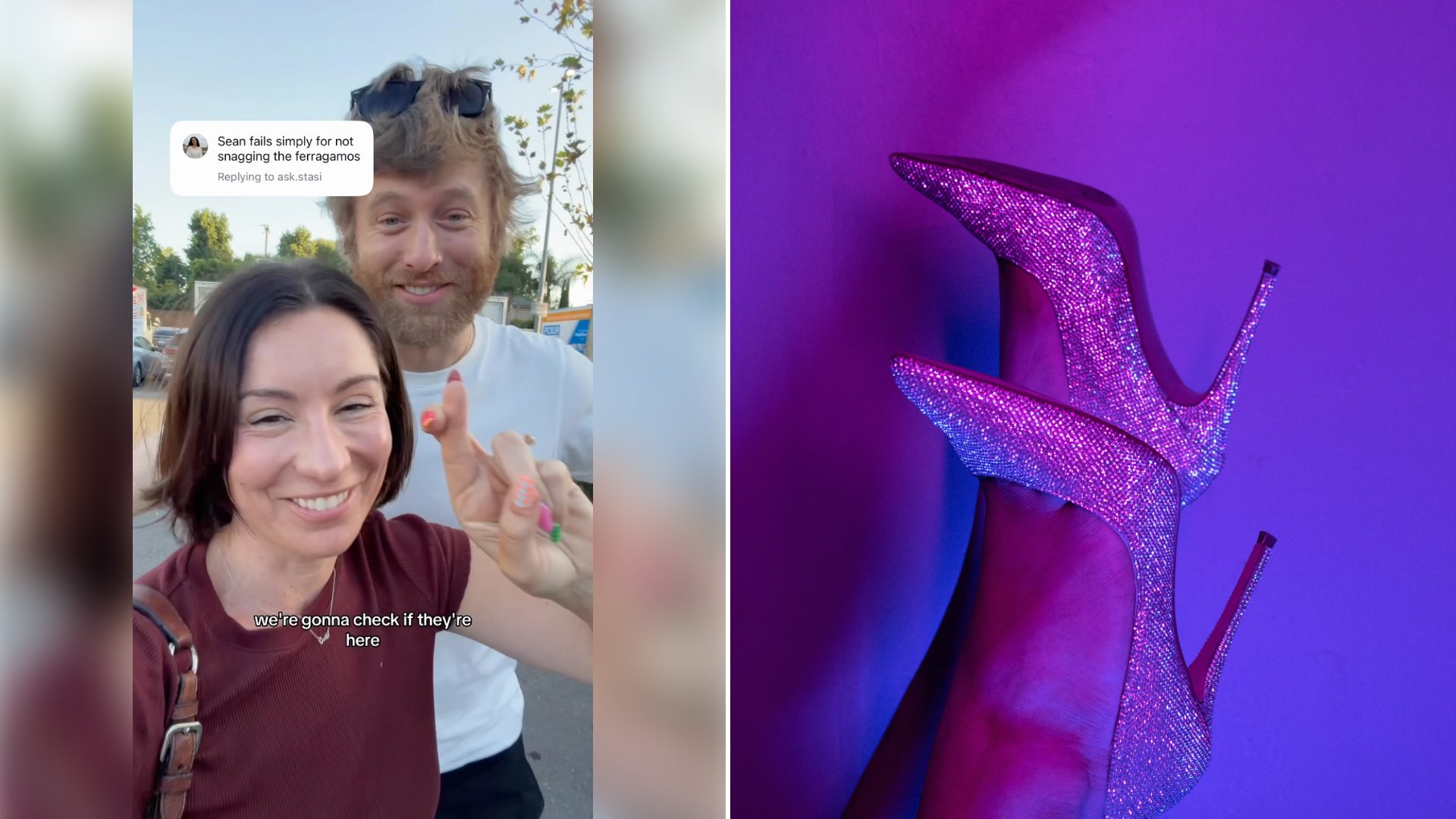 Woman Could Not Sleep Without Knowing If the Eight Dollar Ferragamo Heels She Passed Up at the Thrift Store Were Still There, So a Friend Drove Her Back That Same Night to Check