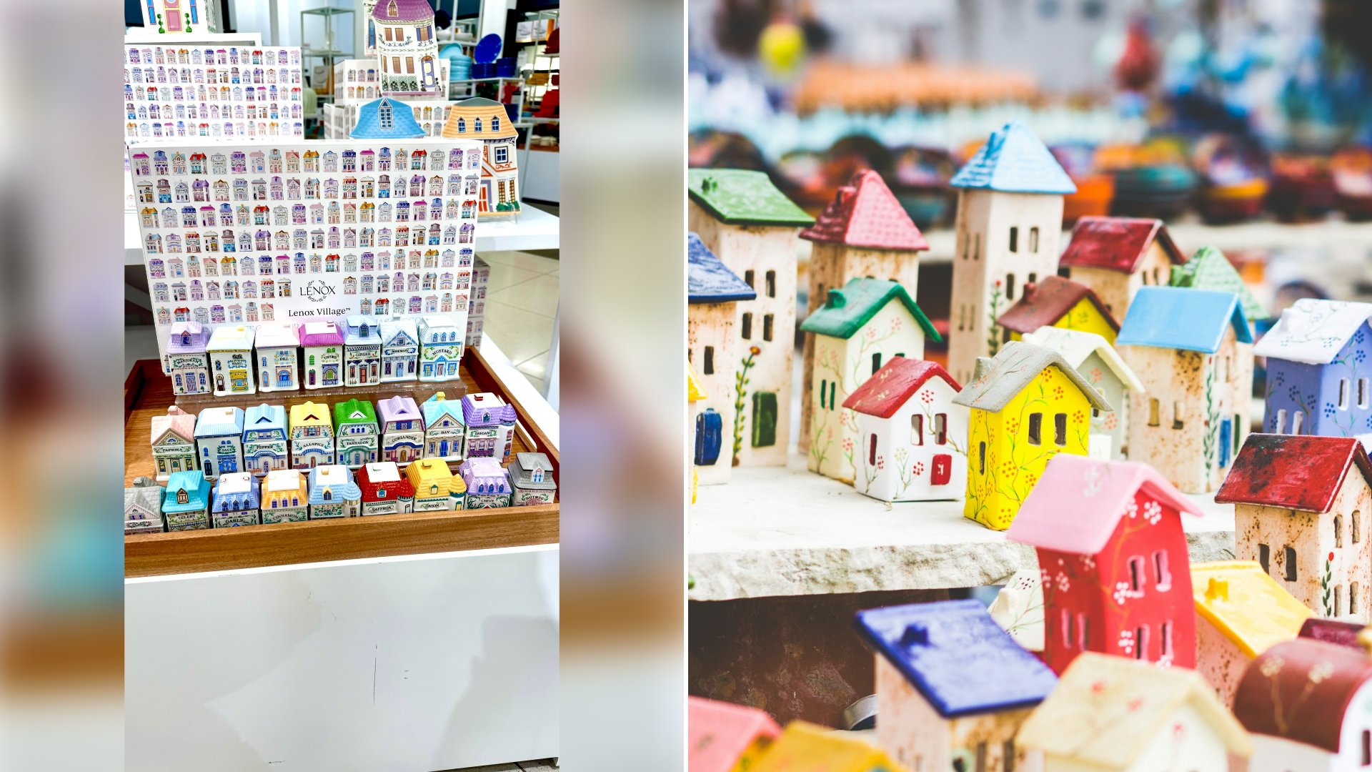 Collector Says She Has Been Searching for a Complete Lenox Spice Village Set for Years and Finally Finds One Marked Down on the Shelf, Filming Her Reaction Before the Full Unboxing at Home