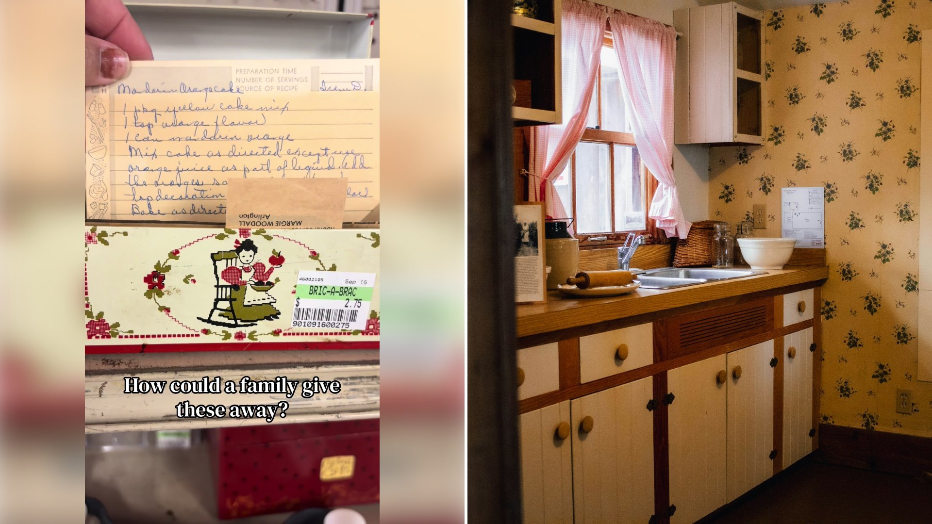 Thrifter Opened a Vintage Recipe Box at a Thrift Store and Found It Still Packed With Someone Else’s Handwritten Family Recipe Cards and the Realization That an Entire Family’s Cooking History Got Donated Away Hit Her Harder Than Expected