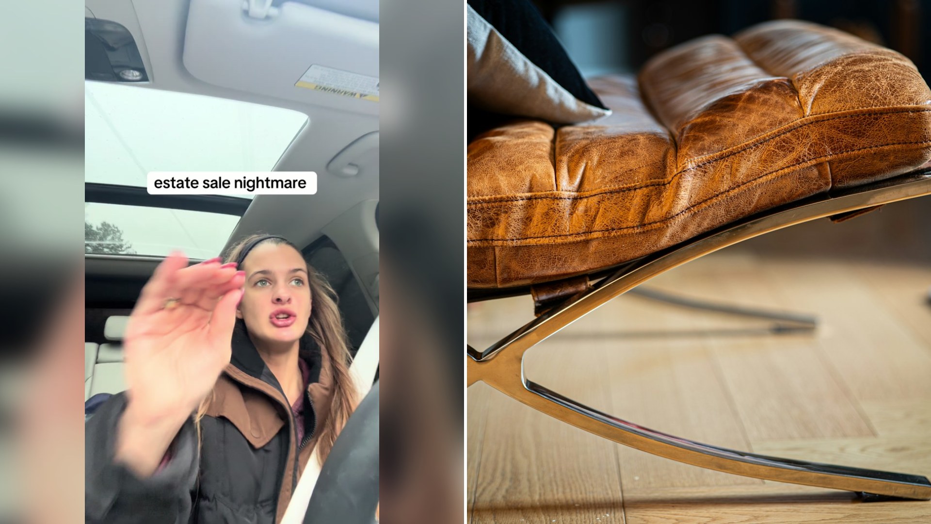 She Showed Up 30 Minutes Early To An Estate Sale Sure She Would Be First In Line For Leather Chairs, Then Got Handed Ticket Number 28