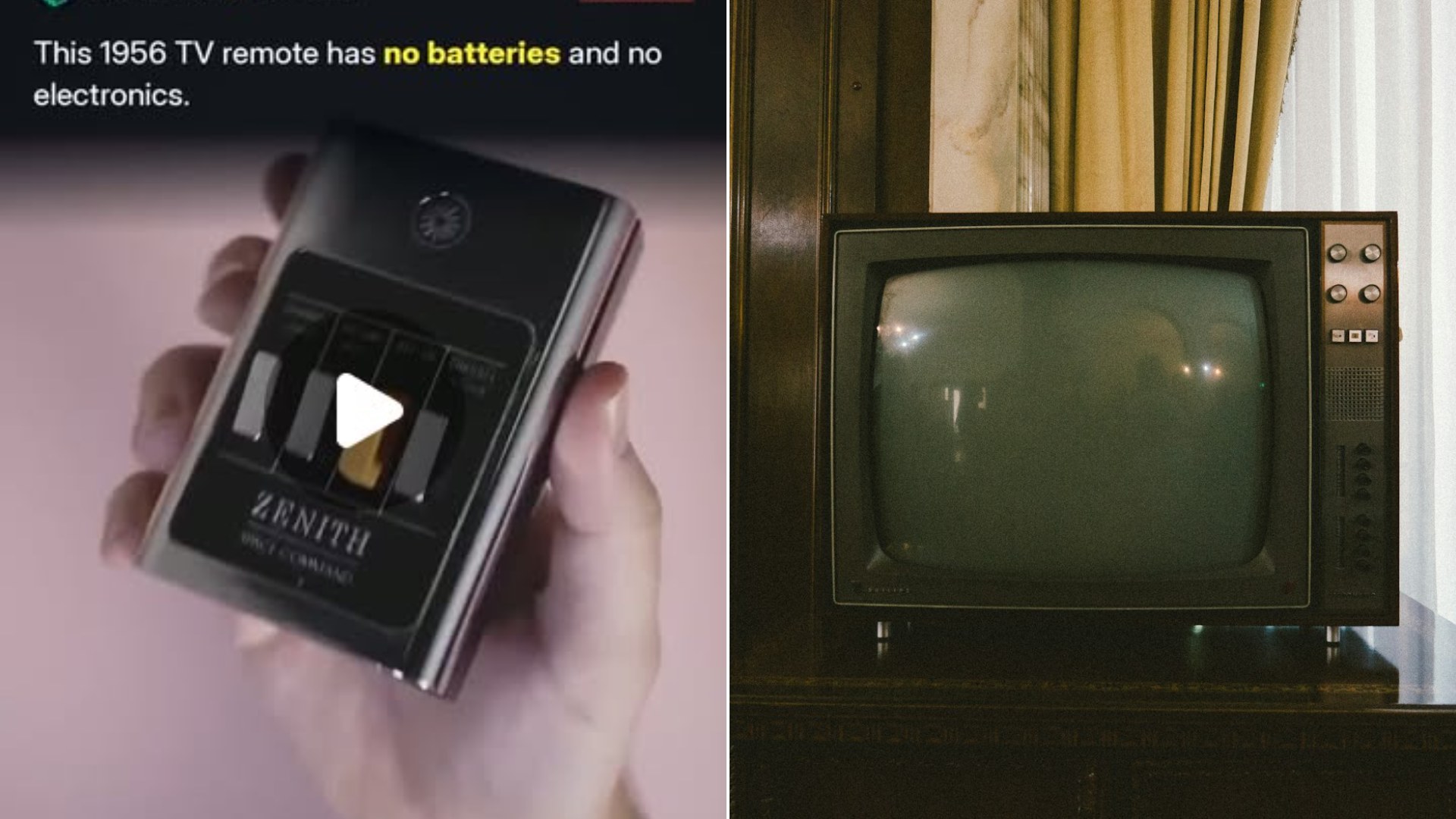 Inside A 1956 Television Remote With No Batteries, No Circuit Board And No Light Were Four Tiny Hammers Striking Aluminum Rods Too High For Humans To Hear