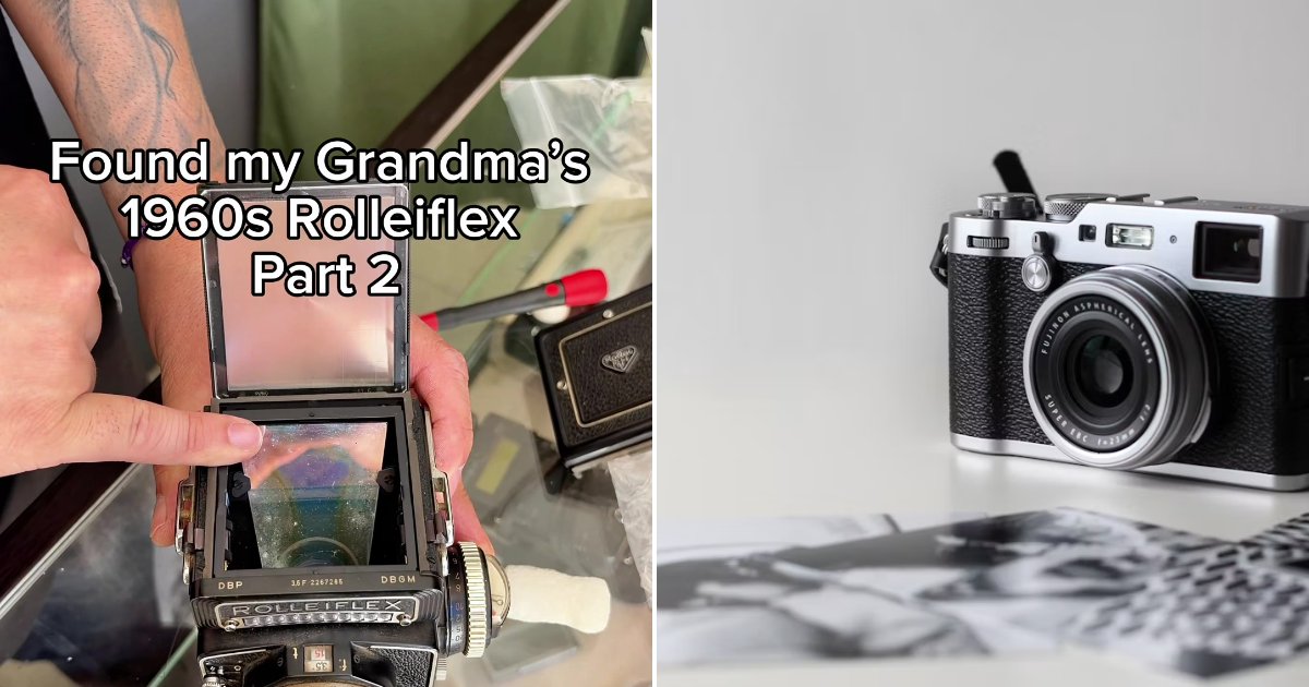 Woman takes the 1960s Rolleiflex her mom found in an old drawer at her grandmother’s house to a camera shop open since the 1950s and learns it needs a new mirror in a 450 dollar repair