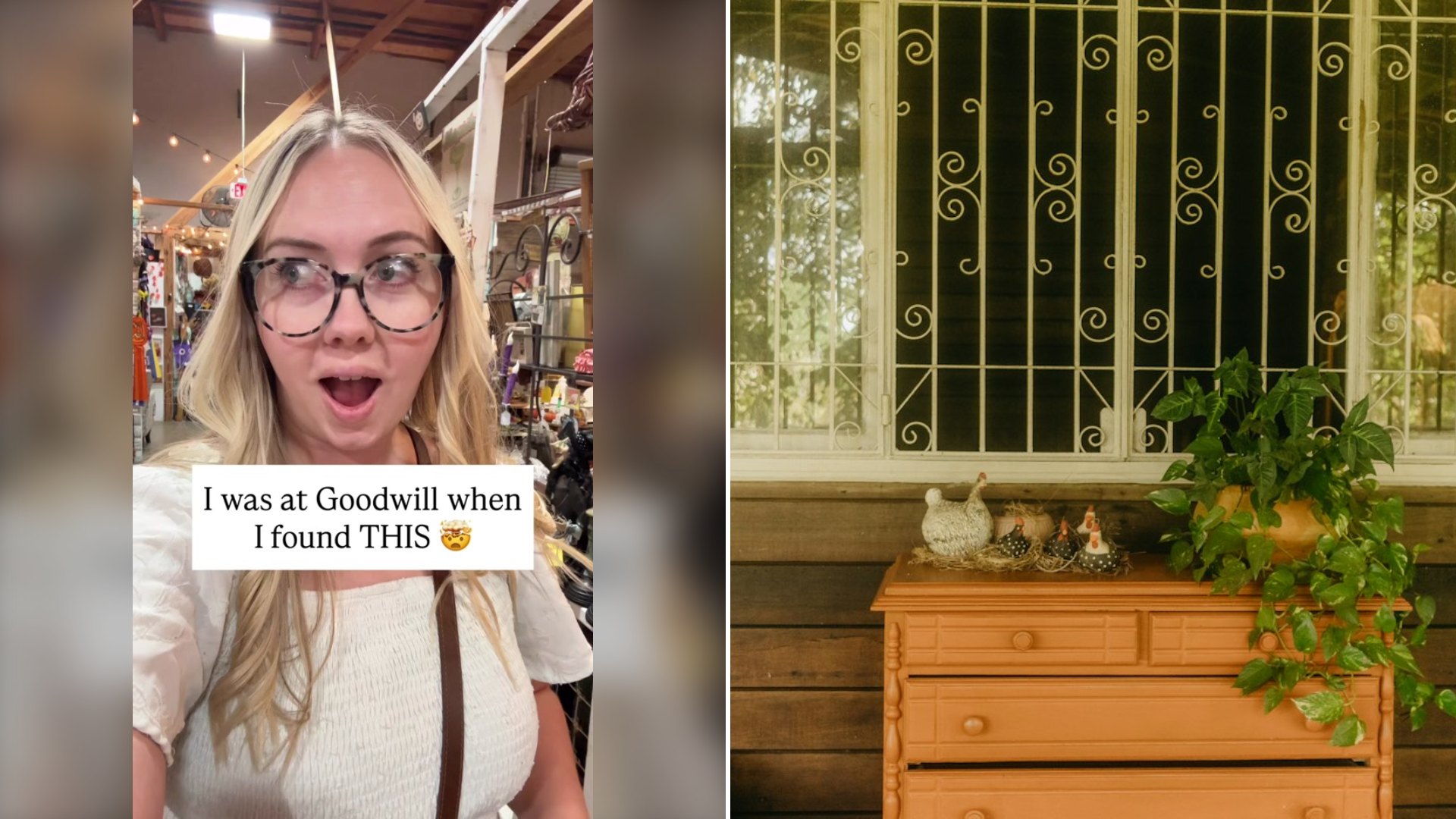Nobody at Goodwill Wanted This Vintage Pine Dresser for Just One Dollar So She Took It Home and Gave It a Complete Makeover