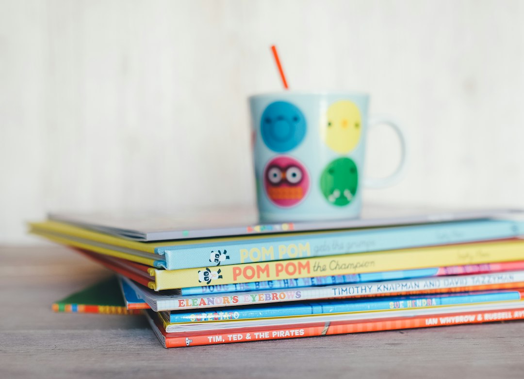 Pile of vintage children's storybooks