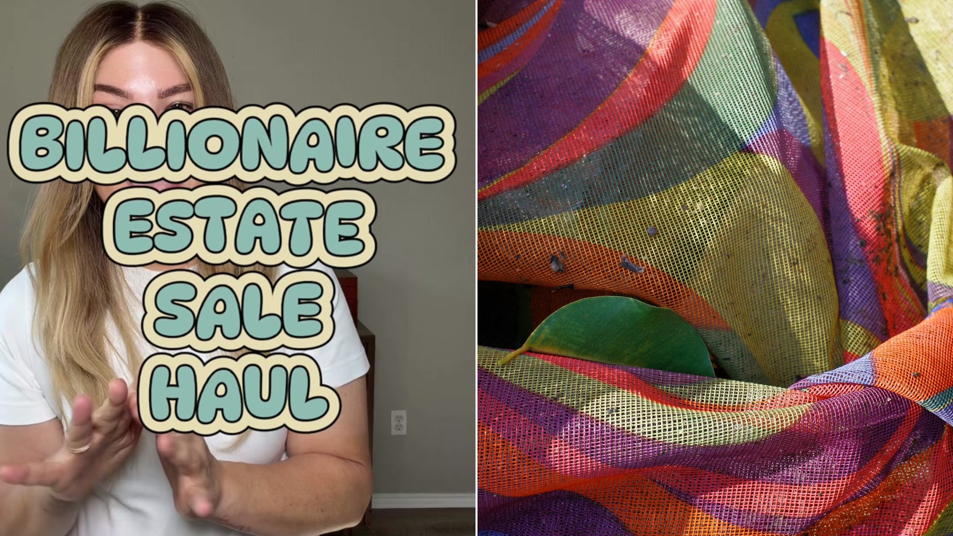 Highland Park estate sale haul with a Giorgio Armani silk scarf